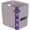 Lilac, variant on Eco-Friendly Decorative Plastic Open Home Storage Bins Organizer Baskets, Large (1 Pack) Container Boxes for Organizing Closet Shelves Drawer Shelf - Ribbed Collection 15 Liter/16 Quart