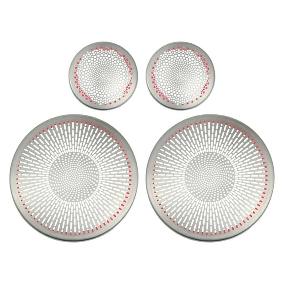 Unique Bargains 4pcs Front Door Speaker Frame Cover Trim Car Audio Grille Fit for Mercedes Benz C238 W238 2016-2022