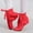 Red, variant on Big Kids Girls Dance Shoes Ballet Shoes for Girls High Top Canvas Lace Up Split Sole Soft Non Slip Flat Jazz Yoga Training Shoes Breathable Flexible Toddler Girl Shoes for Stage Performance