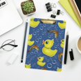 thumbnail image 7 of FMSHPON Ducks Fish Clipboard Hardboard Wood Nursing Clip Board and Pull for Standard A4 Letter 13x9 inches, 7 of 7