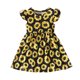 thumbnail image 1 of Vestido Para Niñas, Ropa Para Niñas Pequeñas, Vestido Estampado Con Manga Voladora Para Niños Pequeños, Vestido De Princesa Negro Odeerbi LM103-6144, 1 of 8