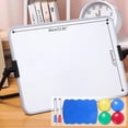 thumbnail image 5 of Double Sided Mini Whiteboard A4 Size, Easy to Clean Handheld Magnetic Dry Erase, 5 of 5