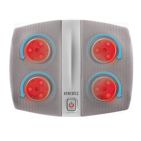 Homedics Portable Back Massager HoMedics Shiatsu Select Foot Massager with Heat, Deep Kneading And Relaxing Massage, FMS-255H ()