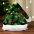 thumbnail image 2 of Rotm Ki'ds Santa Hat Cute Print Santa Hat Animal Christmas Hat Funny Holiday Party Headwear New Year Festive Accessory Green,S, 2 of 4
