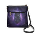 thumbnail image 2 of ZUXONGSY Boho Mandala Cat Galaxy Print PU Leather Crossbody Bags for Women Fashion Multiple Pockets Bag Satchel Lightweight Messenger Bag Shoulder Handbags with Zipper for Working Workout, 2 of 7