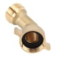 thumbnail image 5 of Codo De Manguera De Agua De 45 Grados, Roscas Resistentes Al Calor De 3/4 Pulgadas Latón Macizo Fácil Instalación Adaptador De Entrada De Agua RV Para Riego De Jardines, 5 of 7