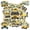 1A-35pcs, variant on 35pcs Yellow Bus Stickers Kids School Stickers Cartoon Vehicle Stickers for Notebooks Luggage Guitars