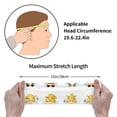thumbnail image 4 of Rateoe Gnomes Honey Bee Pattern Sports Headbands ,Moisture Wicking Workout Headband, Sweatband Headbands for Running,Cycling,Yoga,Hairband for Women and Men, 4 of 9