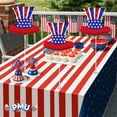 thumbnail image 4 of PMU Patriotic 4th of July Pre-inflated Star Top Hat Balloon 10 Inch Mylar-Foil Balloon with Stick (3/pkg)Pkg/1, 4 of 6