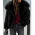 thumbnail image 5 of PRETTYGARDEN Womens Winter Coats Trendy Long Sleeve Furry Faux Fur Jackets Button Lapel Warm Fall Outwear with Pockets, 5 of 9