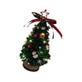 thumbnail image 3 of Rongfmy DIY Christmas Tree Handmade Kit Christmas Gift Decorative Adornment Scene Layout Deep Green, 3 of 9