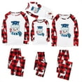 thumbnail image 2 of Parent-child Warm Christmas Set Printed Home Wear Pajamas Two-piece Kid Set, 2 of 8