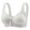 Gray, variant on fatyb Womens Front Closure Bras No Underwire Everyday Bras for Women Full Coverage Comfort T Shirt Bras