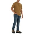 thumbnail image 2 of Wrangler Workwear Men's Short-sleeve Workwear Pocket Henley Shirt, 2 of 5