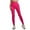 Yoga 122#Hot Pink, variant on WAYUTE Women's Leggings Tummy Control Seamless for Push up Non See Through Compression Pants Stretchy Fit Running XL