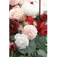 thumbnail image 4 of Artificial Dahlia Flowers 25pcs Real Looking Navy Blue Foam Fake Roses with Stems for DIY Wedding Bouquets Bridal Shower Centerpieces Floral Arrangements Party Tables Home Decoration, 4 of 5