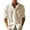 Beige, variant on qolati Dress Shirts for Men 2024 Fall Casual Button Down Shirts Regular Fit Long Sleeve Waffle Knitted Shirts Top