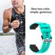 thumbnail image 3 of Correa de reloj Correa deportiva Correa de reloj Reemplazo para Garmin Forerunner 220/230/235/620/630/735xt, Lake Blue Black Inevent EL2639-03, 3 of 7