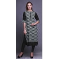 thumbnail image 2 of Bimba Robe Tunique Droite Kurta Imprimée pour Femmes, 2 of 6
