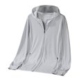 thumbnail image 3 of Bcfgryg Men's Lightweight Casual Hooded Jacket For Spring Summer Outdoor Walking Daily Wear Thin Sun Zip Up Coat Men's Casual Jackets, 3 of 5