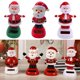 thumbnail image 5 of pieza de Papá Noel bailando con energía solar, adorno navideño de Papá Noel, figuras de juguete para decoración de ventanas de coche y oficina en casa, 5 of 8