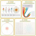 thumbnail image 2 of Kit de bordado Yinder, 5 juegos para principiantes con patrones y aros, 2 of 6