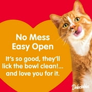 Hartz Delectables Bisque Non-Seafood Lickable Wet Cat Treats, Chicken - 1.4oz, One Pouch