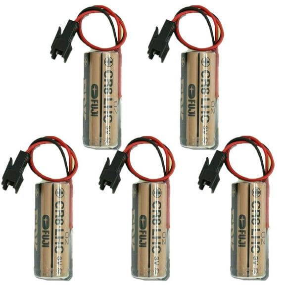 5-Pack 3V 2600mAh Lithium Battery Replacement for CR8.LHC 17450 Memory Backup Power Source Water Meter Battery
