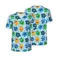thumbnail image 3 of Daiia Cartoon Monster Mens Baseball Jersey Button Down Shirts Short Sleeve Sports Uniforms-3X-Large, 3 of 9