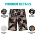 thumbnail image 3 of SSLR Mens Shorts Causal Flat Front Hawaiian Summer Shorts, 3 of 8