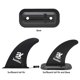thumbnail image 3 of Aleta de tabla de surf base para tabla larga Tabla de surf Accesorios de paddleboard Sywqhk Para Estrenar, 3 of 9