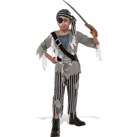 Ghostly Pirate Boys Costume