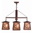 thumbnail image 3 of Meyda Tiffany 155512 Whispering Pines 4 Light 28" Wide Chandelier - Rust, 3 of 6