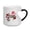 black-1C Home Decor, variant on karymi Heart-Shaped Color Changing Ceramic Mug - 11oz Heart Shape Changing Mugs with Side Heart Print Romantic Heart Handle Mug Romantic Surprise Gift Mens Gifts Holiday Gifts