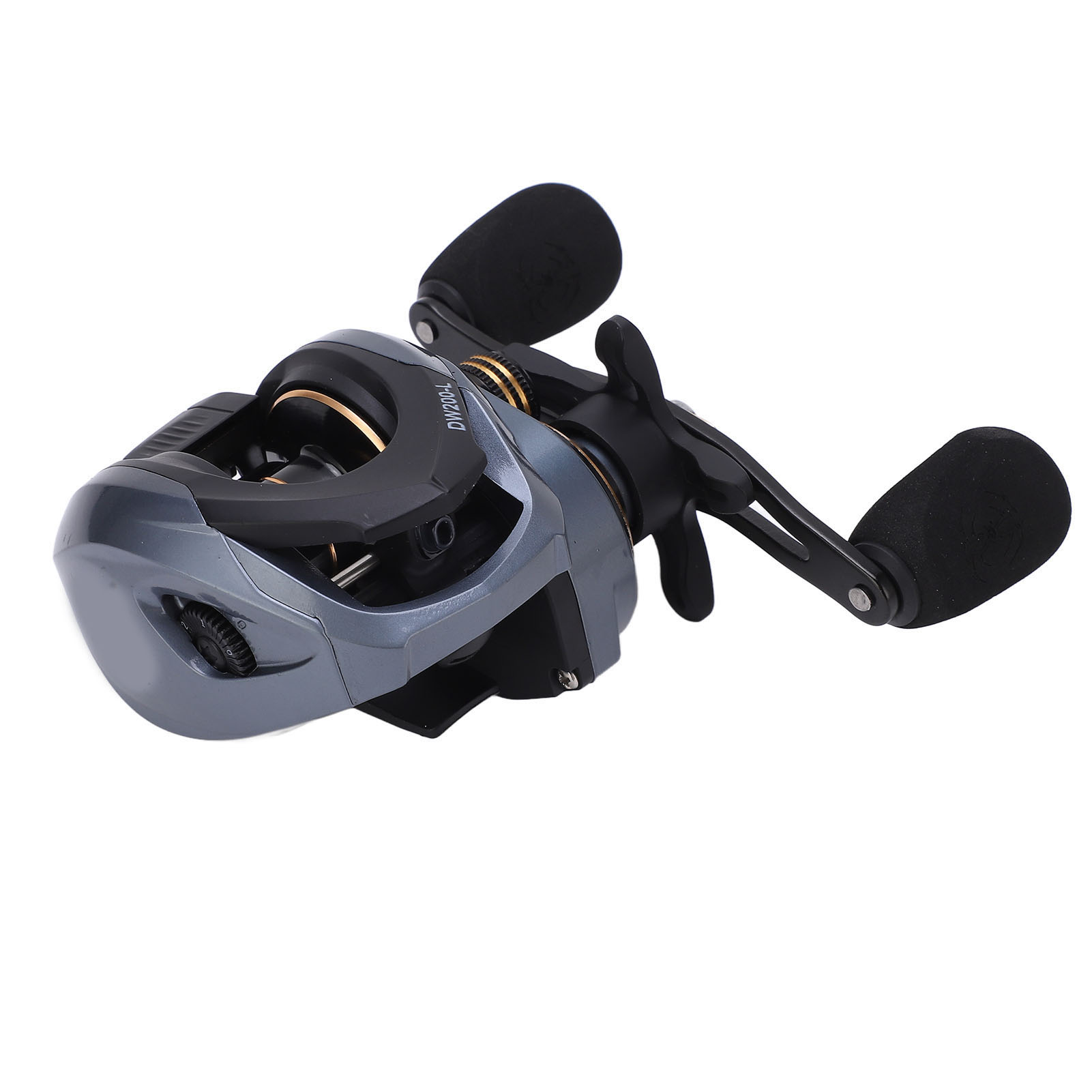 Carrete Pesca DW200 Baitcasting, Carrete Pesca con señuelo, relación 7. ...