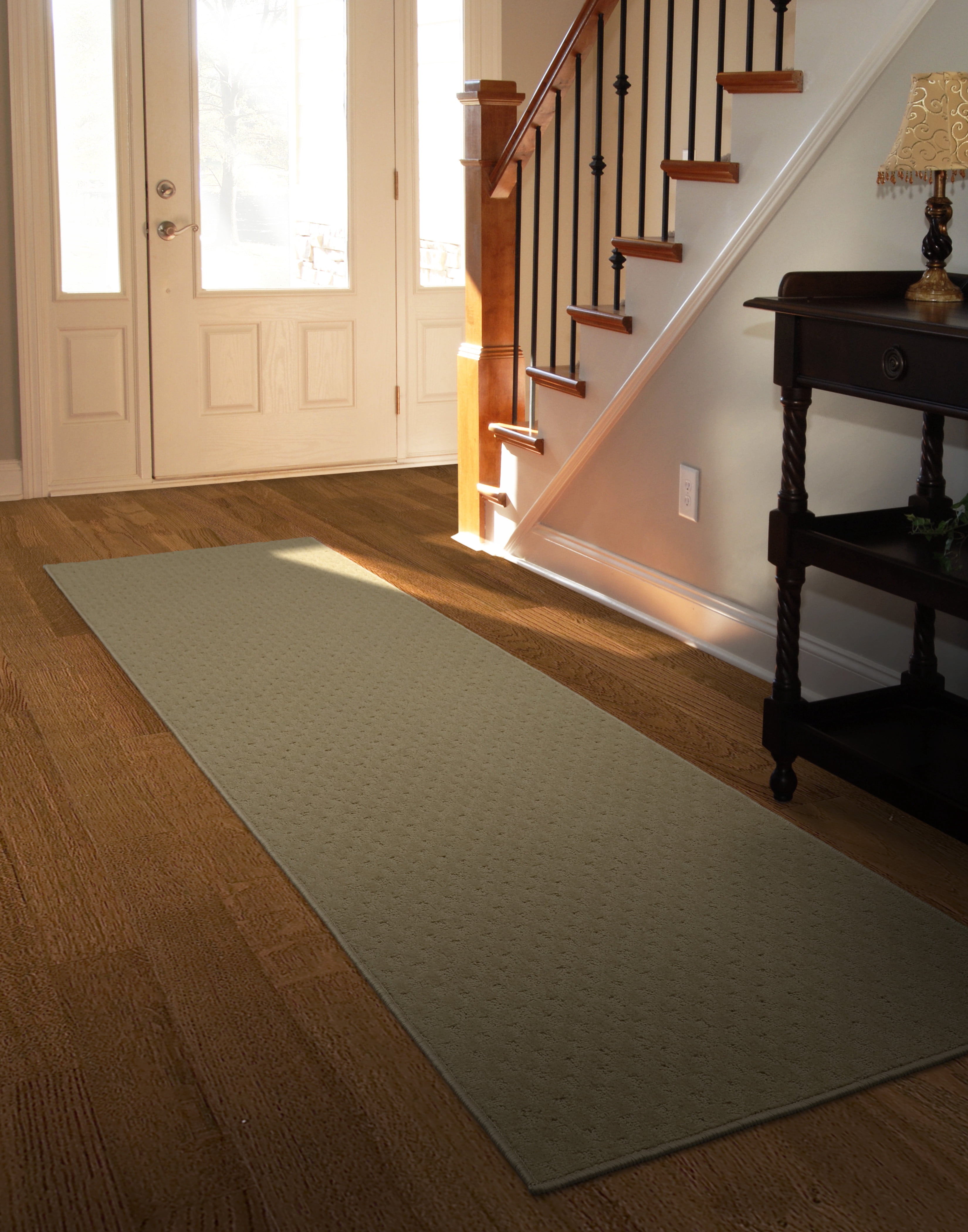 Garland Rug Medallion Tan Indoor Runner Rug, 3' x 8'