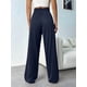 thumbnail image 4 of Pantalones Deportivos Holgados de Cintura Alta con Cordón Ajustable para Mujer, Pantalones Deportivos de Pierna y Bolsillos Azul Oscuro S, 4 of 7