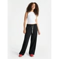 thumbnail image 2 of No Boundaries Wide-Leg Fleece Pants, 30” Inseam, Women’s and Women’s Plus, 2 of 5