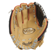 (2 pack) Rawlings Players Series 10 In. Youth T-Ball and Baseball Gloves and Mitts, Left Hand Throw