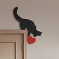 thumbnail image 5 of Valentine's Day Wrought Iron Door Corner Decor - Easy Install Metal Accent for Interior Door & Headboard, Holiday Gift, 5 of 7