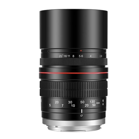 135mm f2.8 Portrait Lens - MF for Canon EOS Rebel T8i/T7i/T7/T6i/T5/T3i/T3/T2i/XSi/XS/SL3/SL2/T100/90D/80D/70D/50D/5D Mark IV/6D II/7D II/1D X III II-Manual Focus DSLR Cameras Lenses(EF/EF-S Mount)