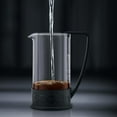 thumbnail image 6 of Bodum Brazil French Press Coffee Maker with Borosilicate Glass Carafe, 51 Ounce, Black, 6 of 7