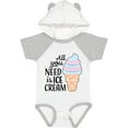 thumbnail image 3 of Inktastic All You Need is Ice Cream with Ice Cream Cone Boys or Girls Baby Bodysuit, 3 of 5