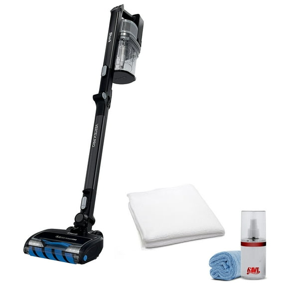 Shark IZ682H Vertex Pro Cordless Stick Vacuum with IQ Display - Black Bundle