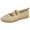 Beige, variant on Hessimy Women's Ballet Flat Dressy Casual Knit Shoes Round Toe Women Mesh Flats(Beige,7)