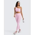 thumbnail image 3 of CRZ YOGA Butterluxe One Shoulder Sports Bras for Women One Strap Low Impact Workout Yoga Tops, 3 of 6