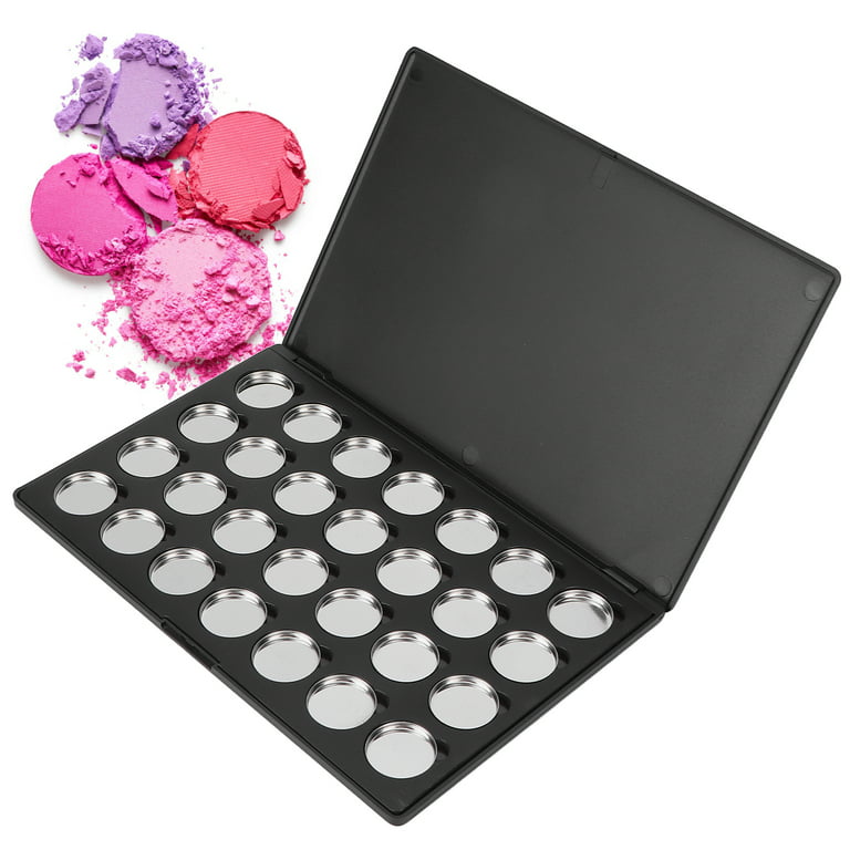 Fdit Magnetic Eyeshadow Portable DIY Makeup Palette With Round Metal Pan For Blush 26mm,Magnetic Eyeshadow Palette,Empty Palette - Walmart.com