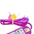 thumbnail image 2 of Bearachild 5 unids/set brida para cables de silicona con forma de hoja Premium para organizar cables y cables de forma segura y práctica Almacenamiento y organización del hogar, 2 of 6