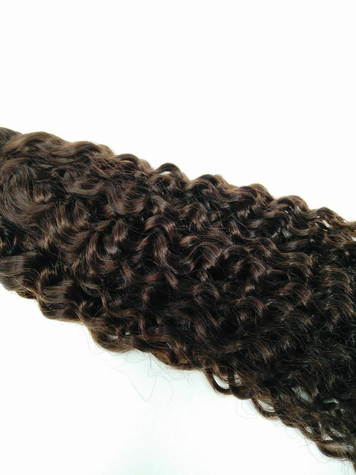 Ustar Hair Dark Brown Bundles Human Hair Brazilian Bundles Jerry Curly Dark Brown Color #2 10"