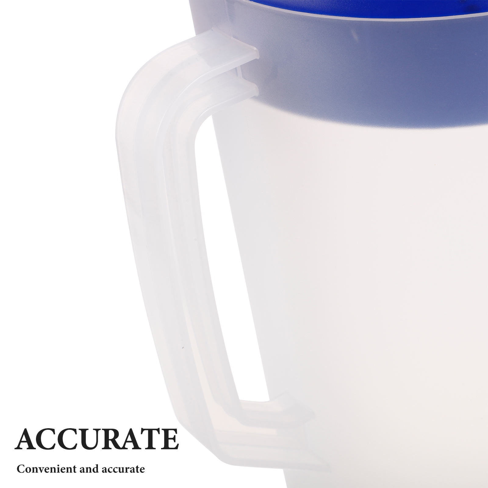 Masteelf 5L Plastic Pitcher with Lid and Handle, Water Jug for Juice, Ice Tea, Lemonade, , Cold and Hot Beverages